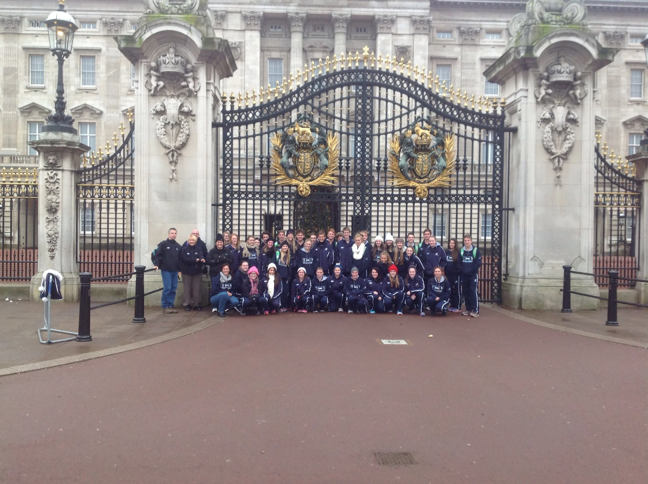 Outside Buckinham Palace