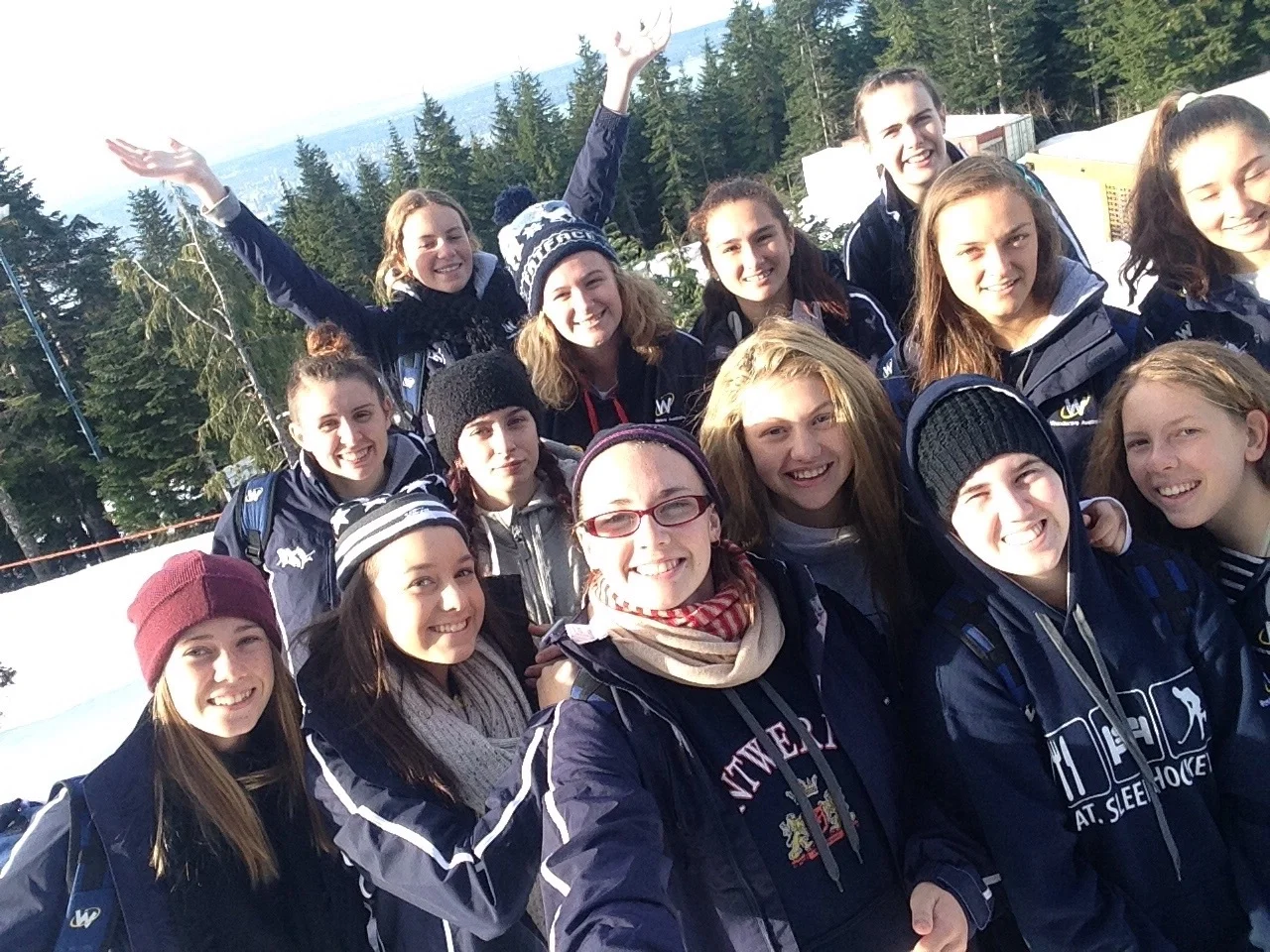 Team selfie