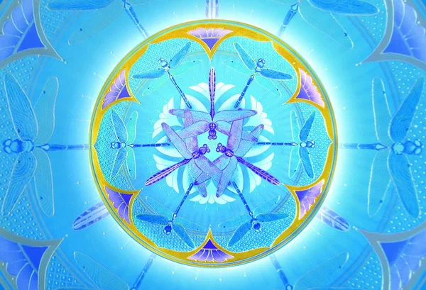 18 MANDALA POSTCARD DRAGON FLIES BLUEsm.jpg