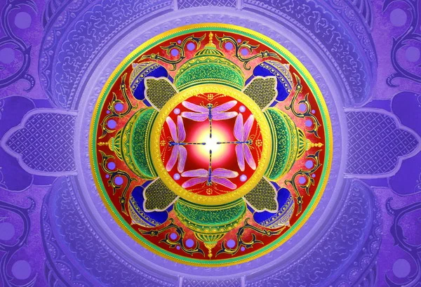 19 MANDALA POSTCARD DRAGONFLIES PURPLEsm.jpg