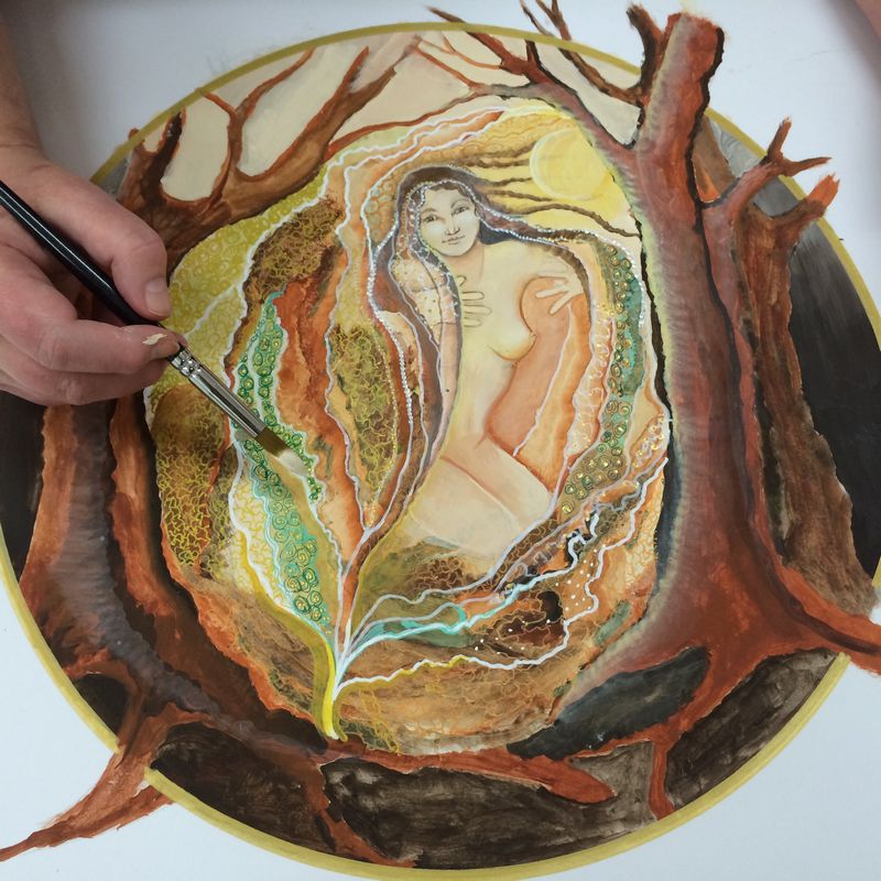 Mandala emerging. Helen
