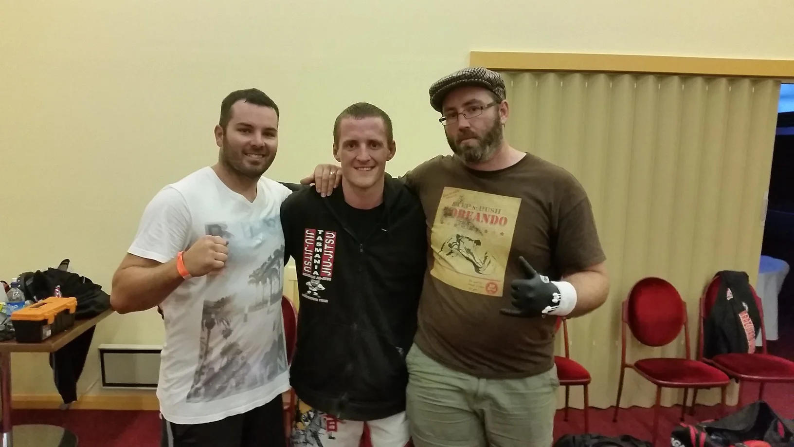 (from left to right) Mat Stennings, Calum Young, Gerry Young