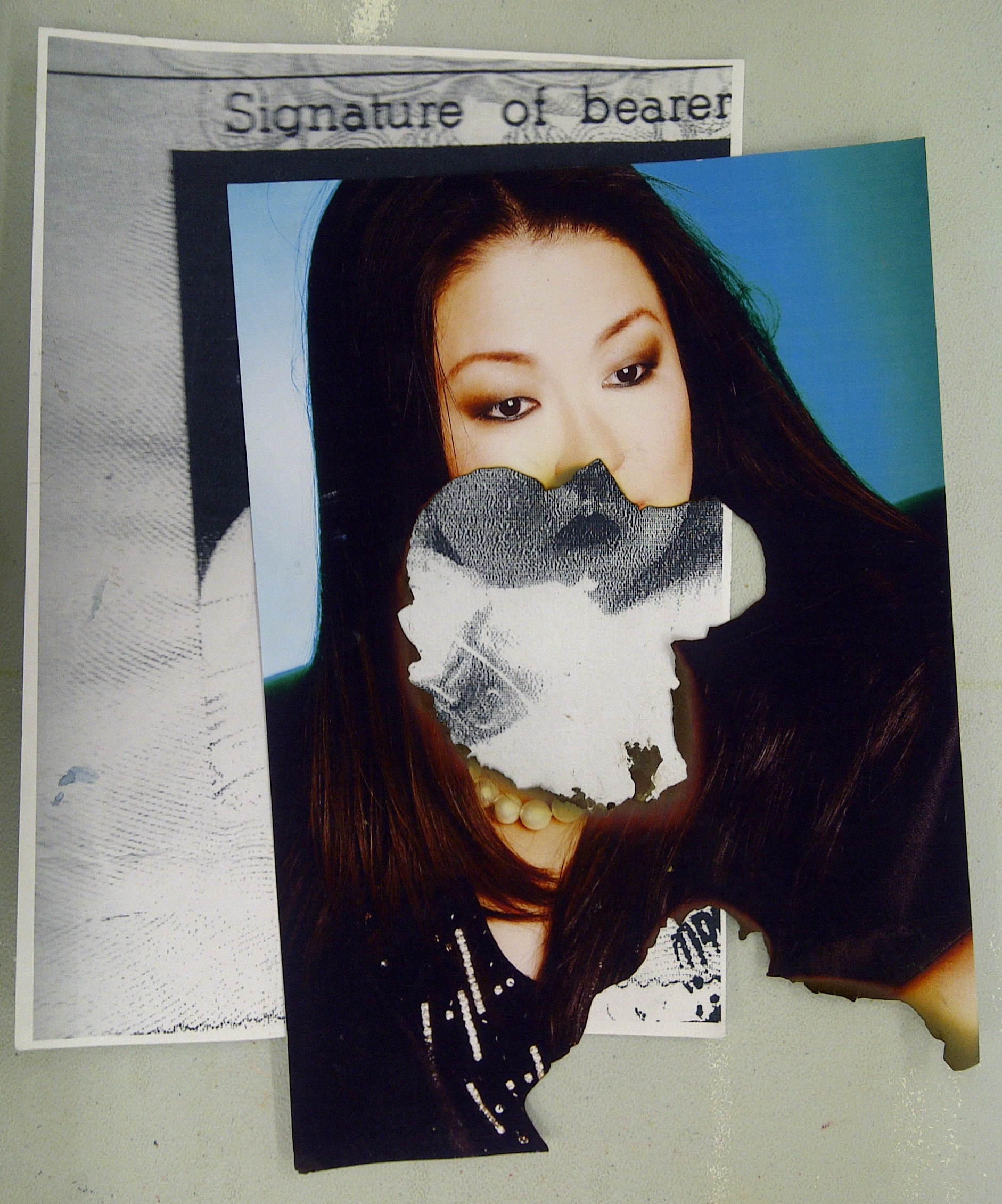 2011 Photo copy paper and glue