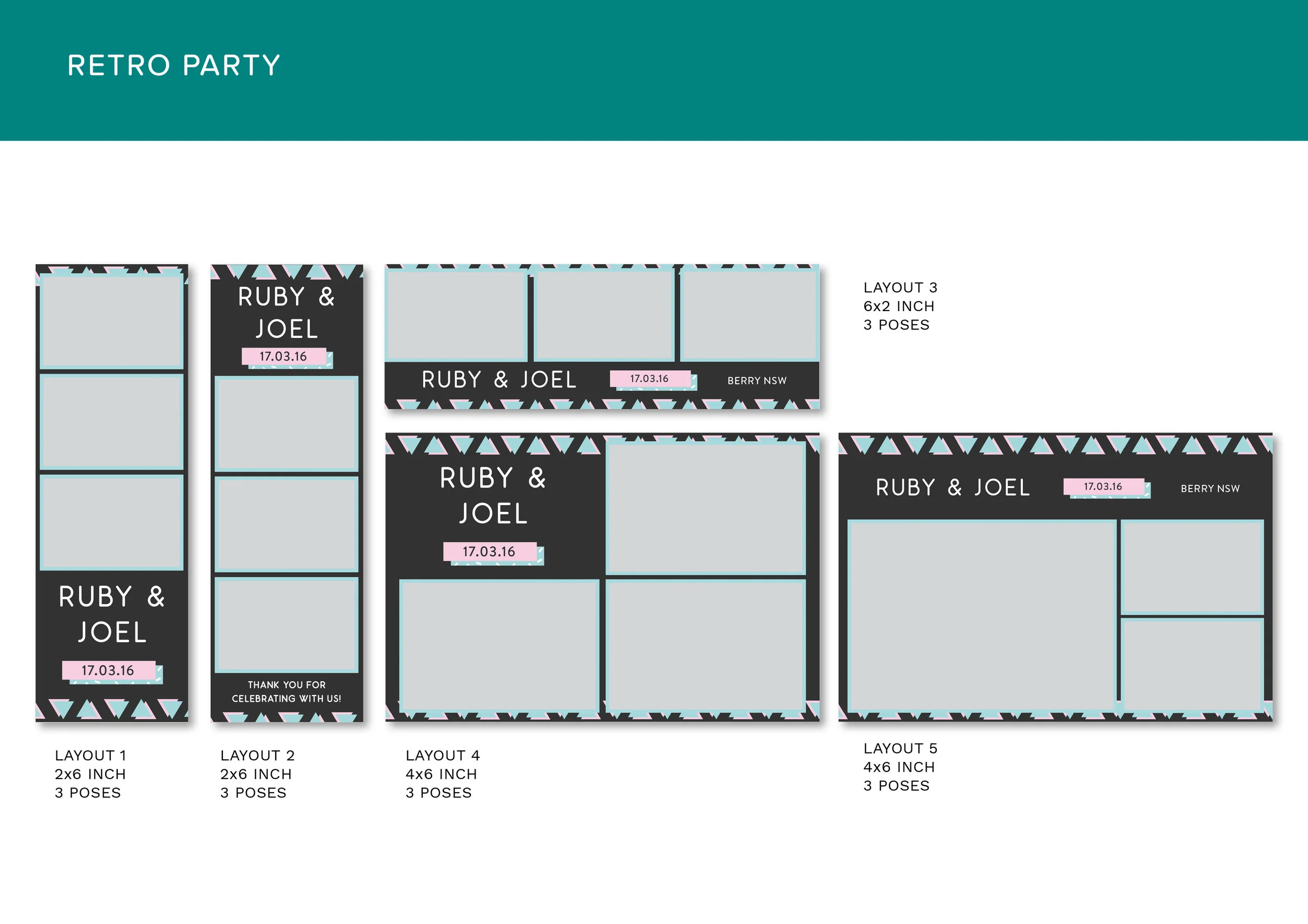 Photo Booth Print Designs | Photo Corner | Photo Booth Hire Sydney ...