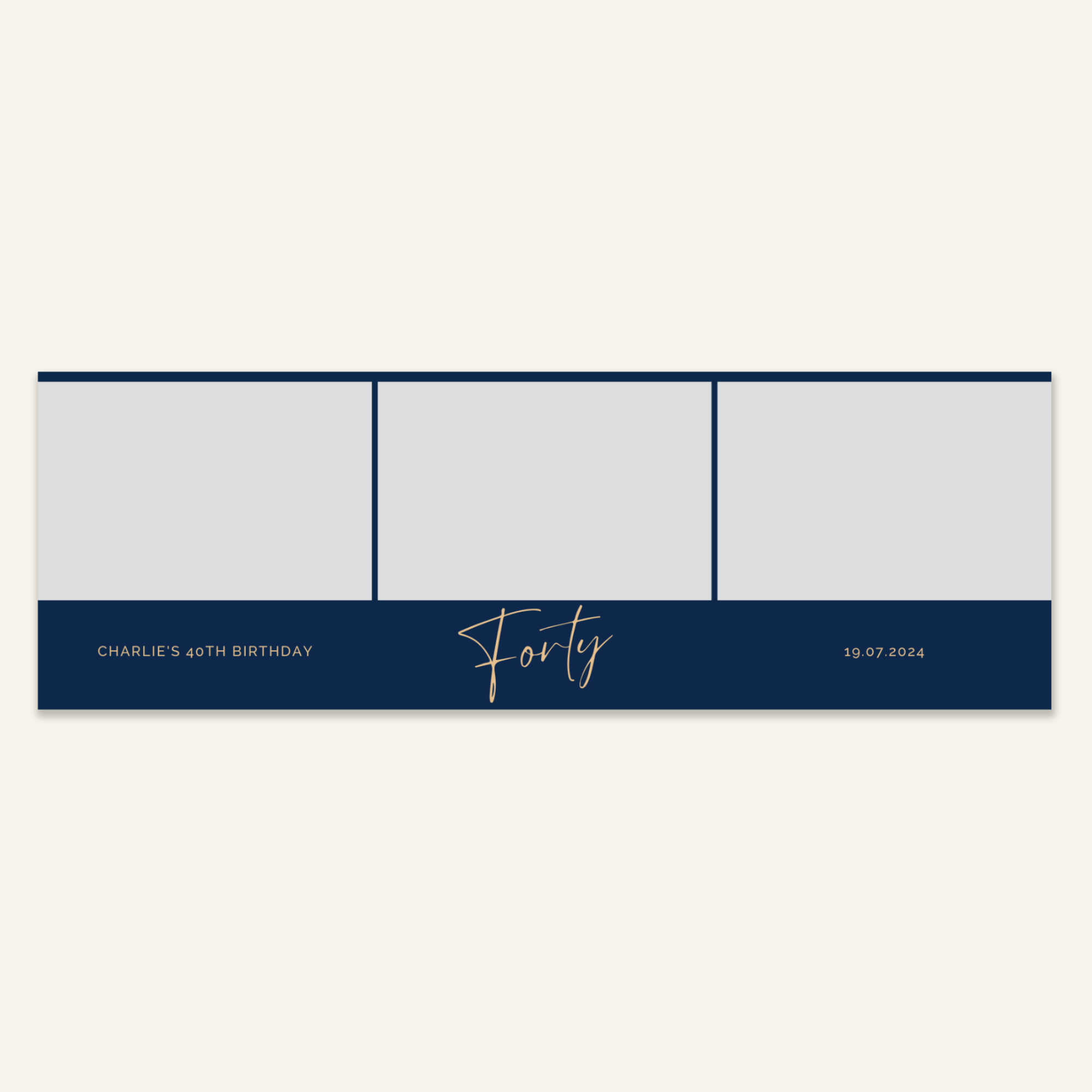 Layout 4 - 3 Poses - 6 x 2 in