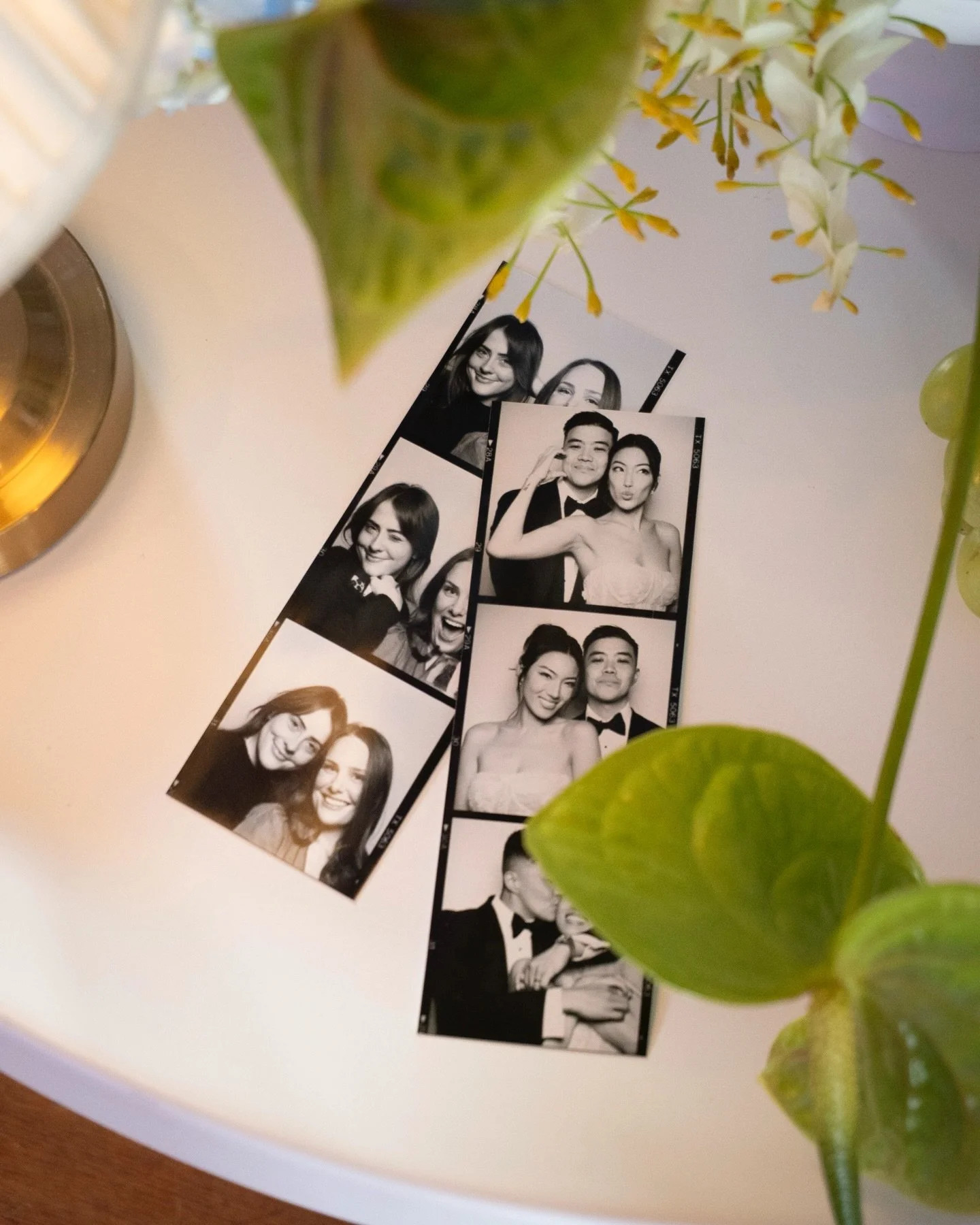 The nostalgia. The grain. The glow. 🎞️⁠
⁠
Our Vintage Film Booth captures moments the way they&rsquo;re meant to feel &mdash; close, intentional, a little cinematic.⁠
⁠
Classic 2x6 film-strip prints.⁠
Signature black and white with soft sepia tones.