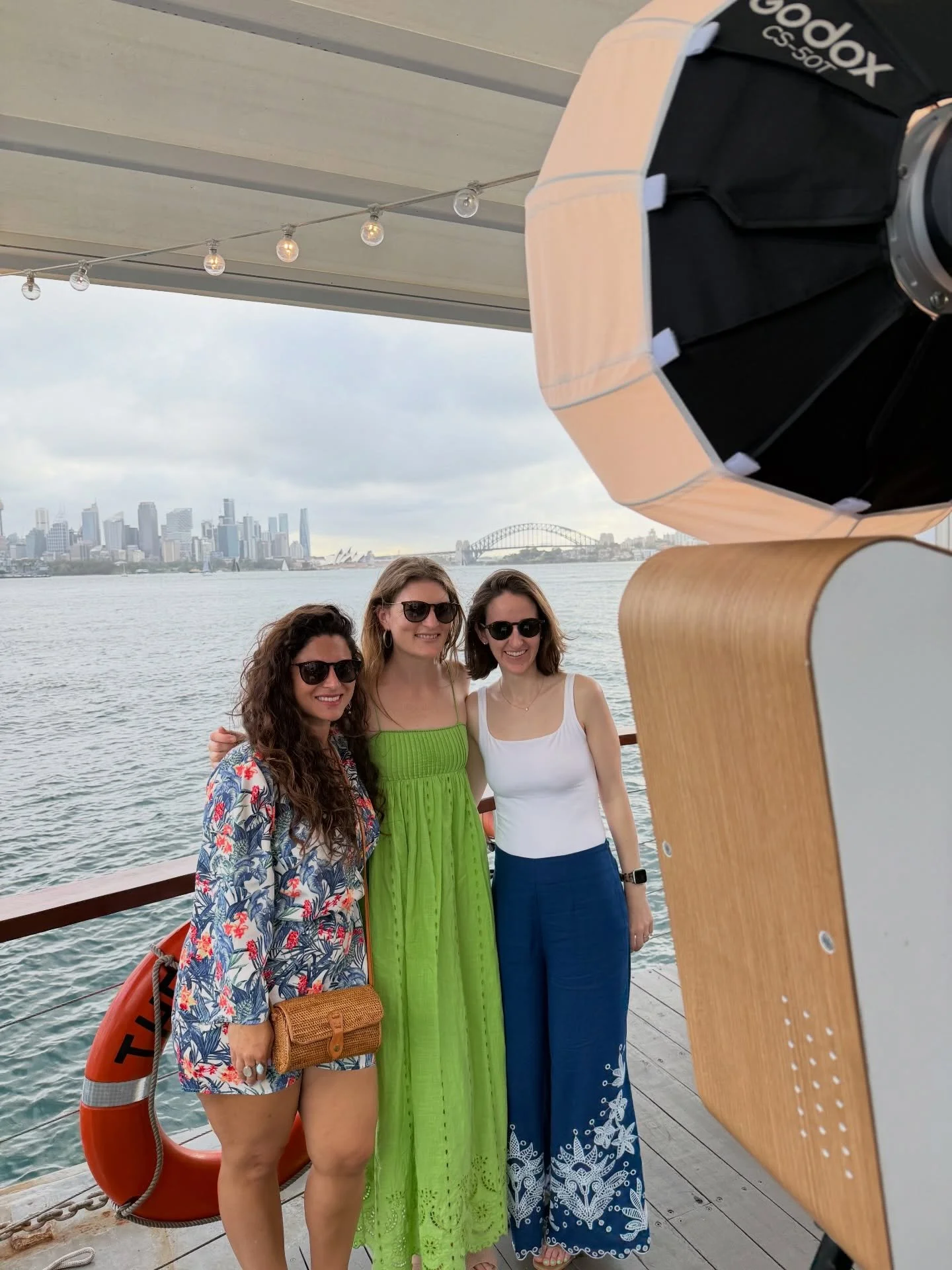 Who needs a backdrop when Sydney Harbour is the backdrop. 

The Island turning it up for a wedding welcome party like no other. ✨ @theislandsydney