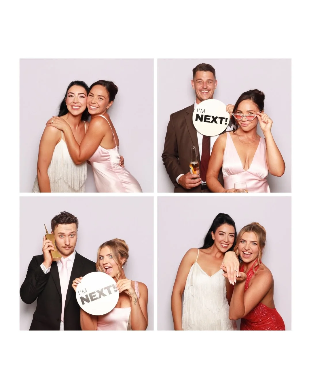 Ben &amp; Charlotte said &ldquo;I do&rdquo; &mdash; and then the fun really started. 🎉 The photo booth was full all night, and we loved every second of capturing it. From the first guests in to the last ones out, these two surrounded themselves with