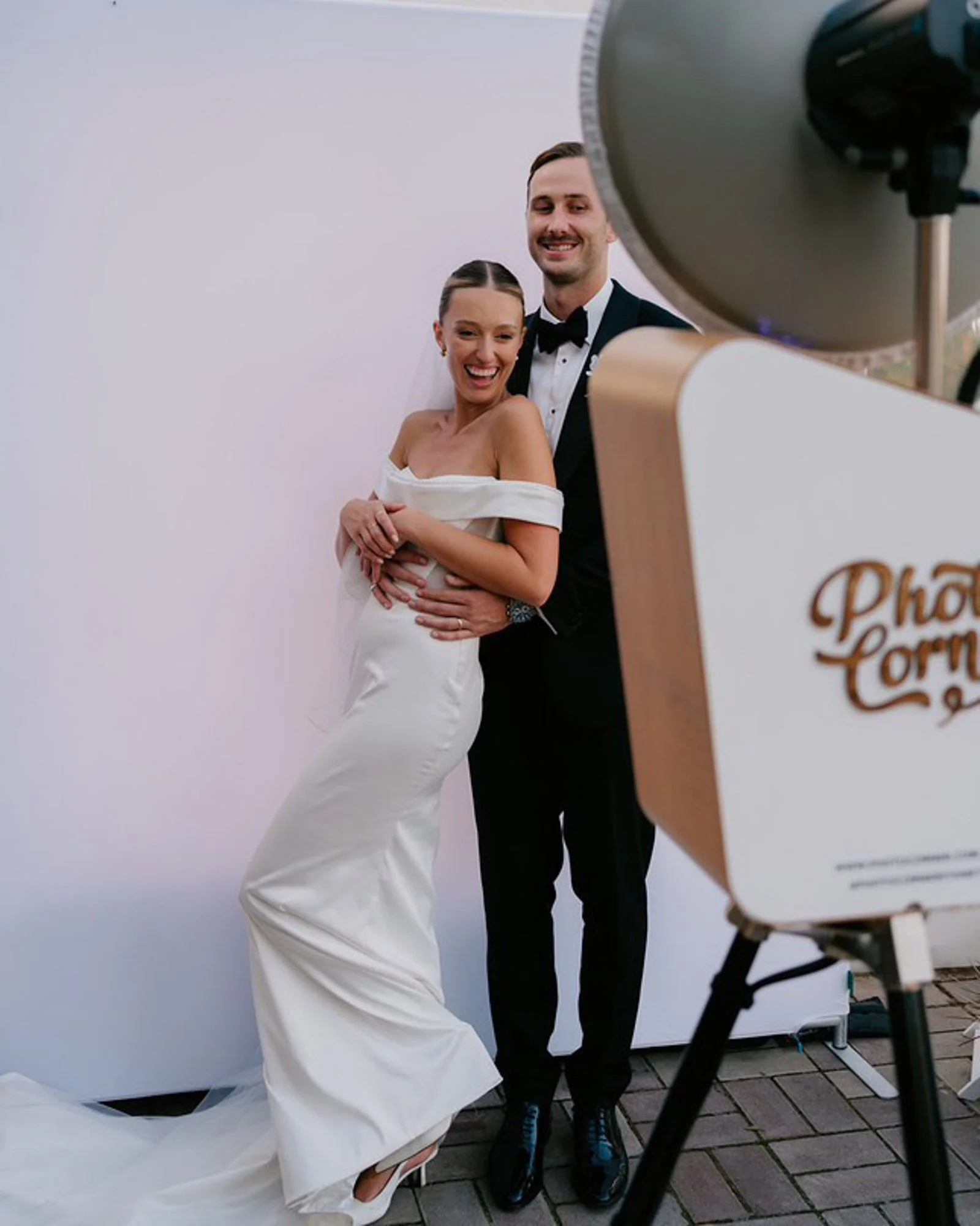 Luxury Wedding Photo Booth at Growwild Wildflower Farm