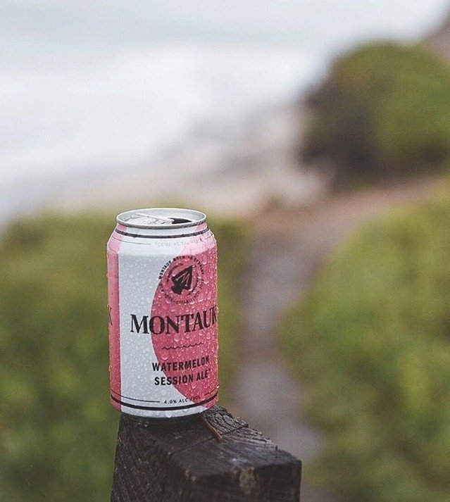 Amplify those Summer Vibes with @montaukbrewco favorite seasonal brew, Montauk Watermelon Session Ale! This easy drinking beer clocks in at 4.9% ABV and has subtle flavors of refreshing watermelon. Grab yours today #montauk #comeasyouare #chaseyourwa
