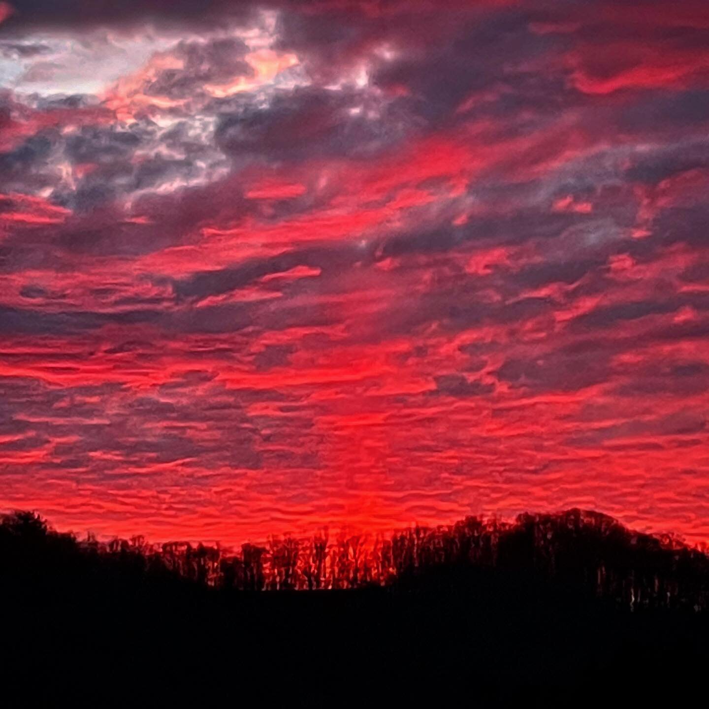 Red sky morning