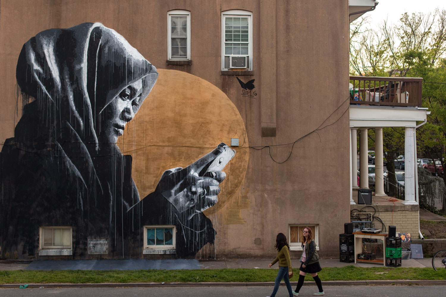 Girl with phone