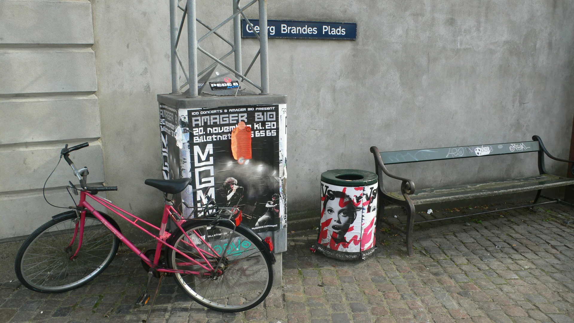 Street furniture, Copenhagen.