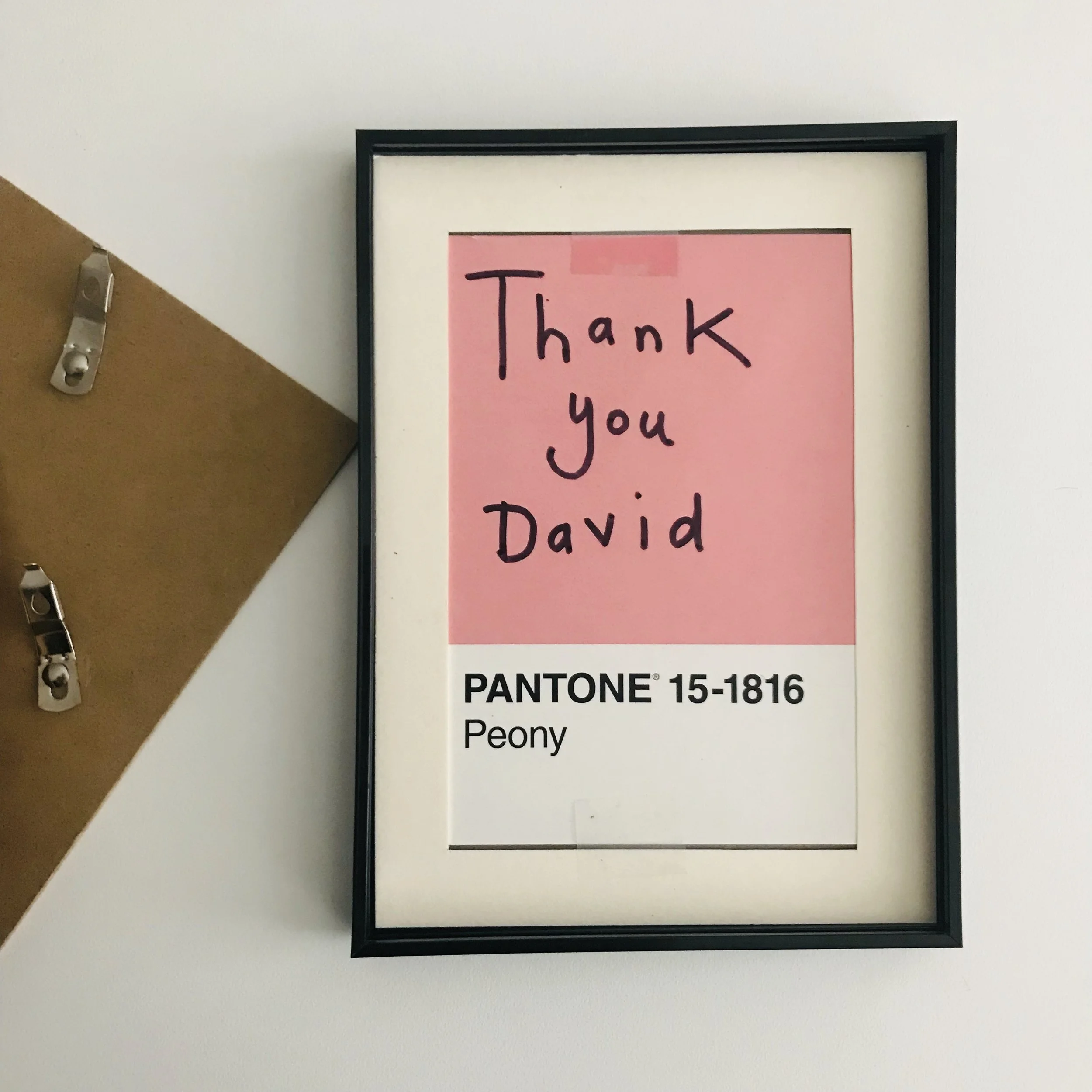 Thanks for what?