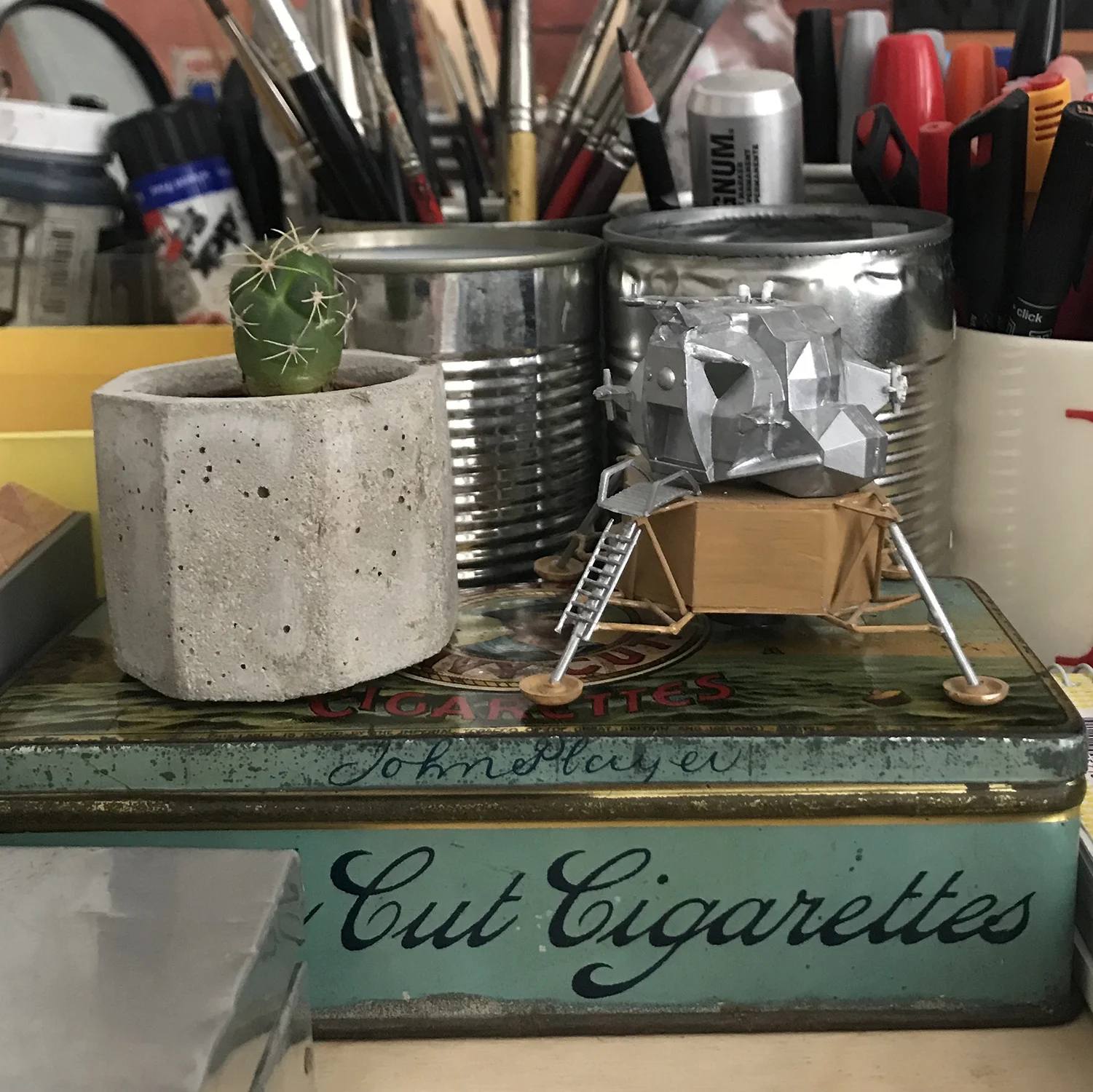 Congratulations: Ten year anniversary of my lunar module scale model.
