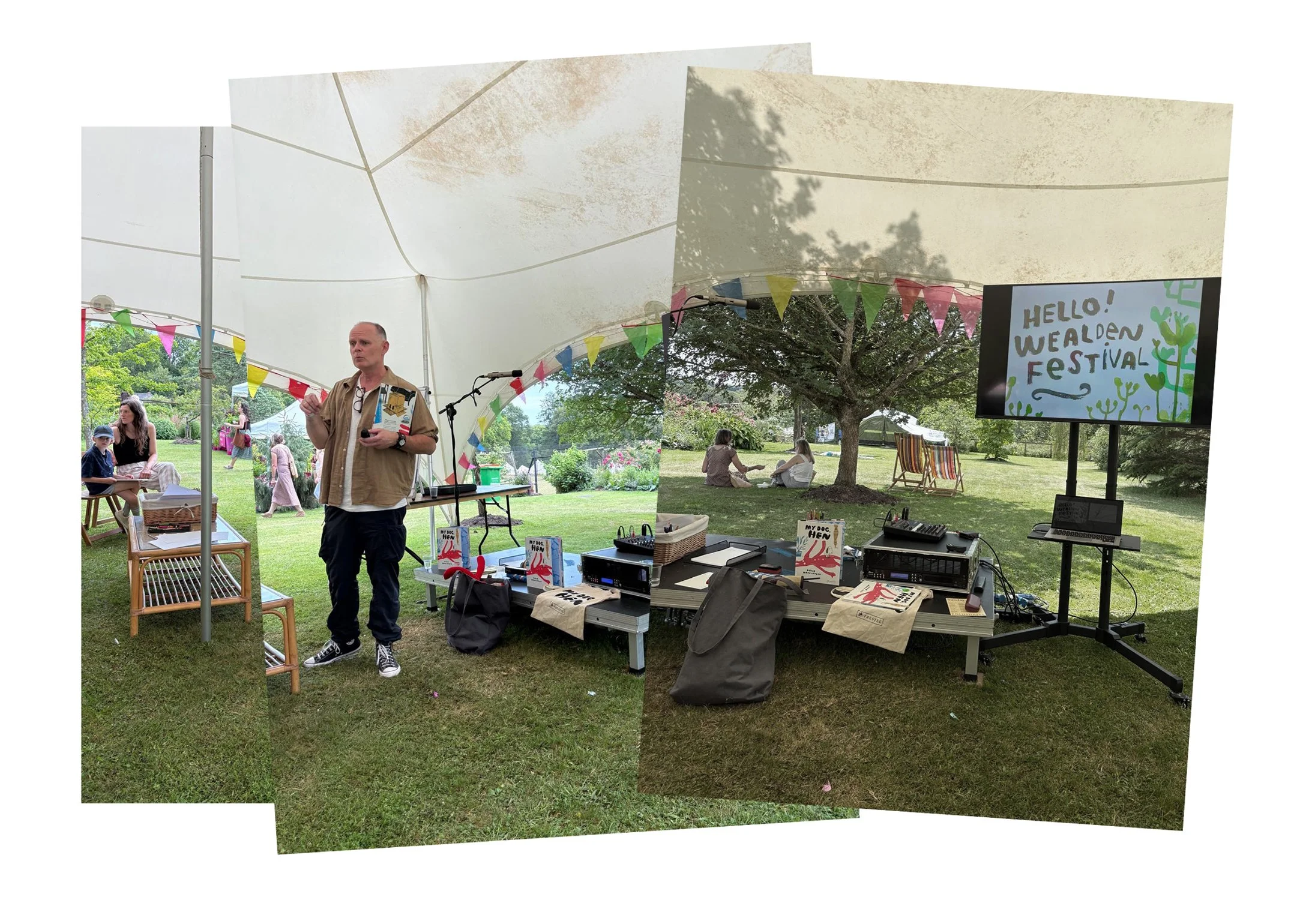 David Mackintosh book reading and drawing event at Wealden Festival 2026