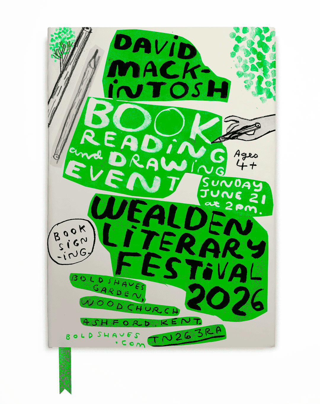 wealden literary festival book reading by david mackintosh