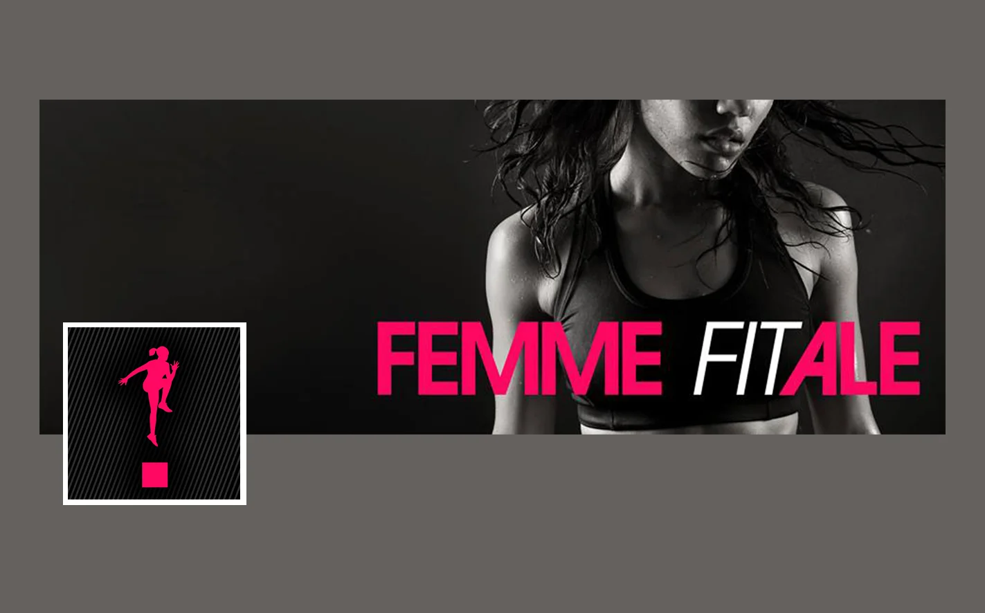 Logo, mark and Facebook assets for personal trainer business, Femme Fitale
