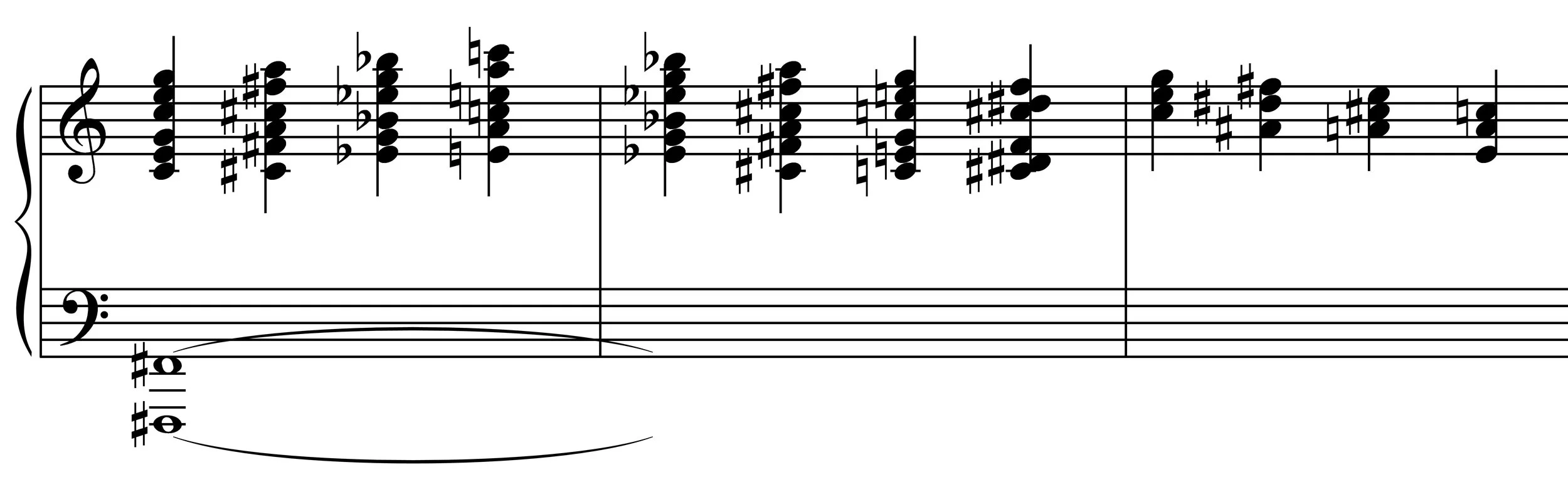 Frank Martin, Der Sturm , 3-cycle in final scene (compare to above)