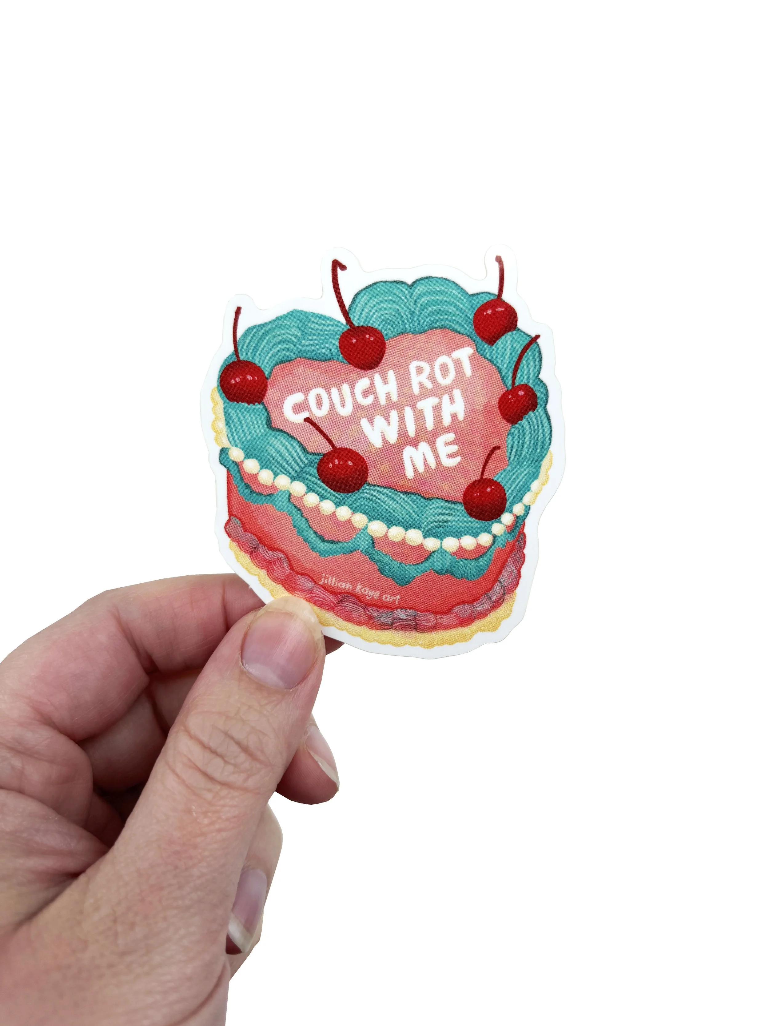 Couch Rot With Me Lambeth Cake | 3" Vinyl Sticker