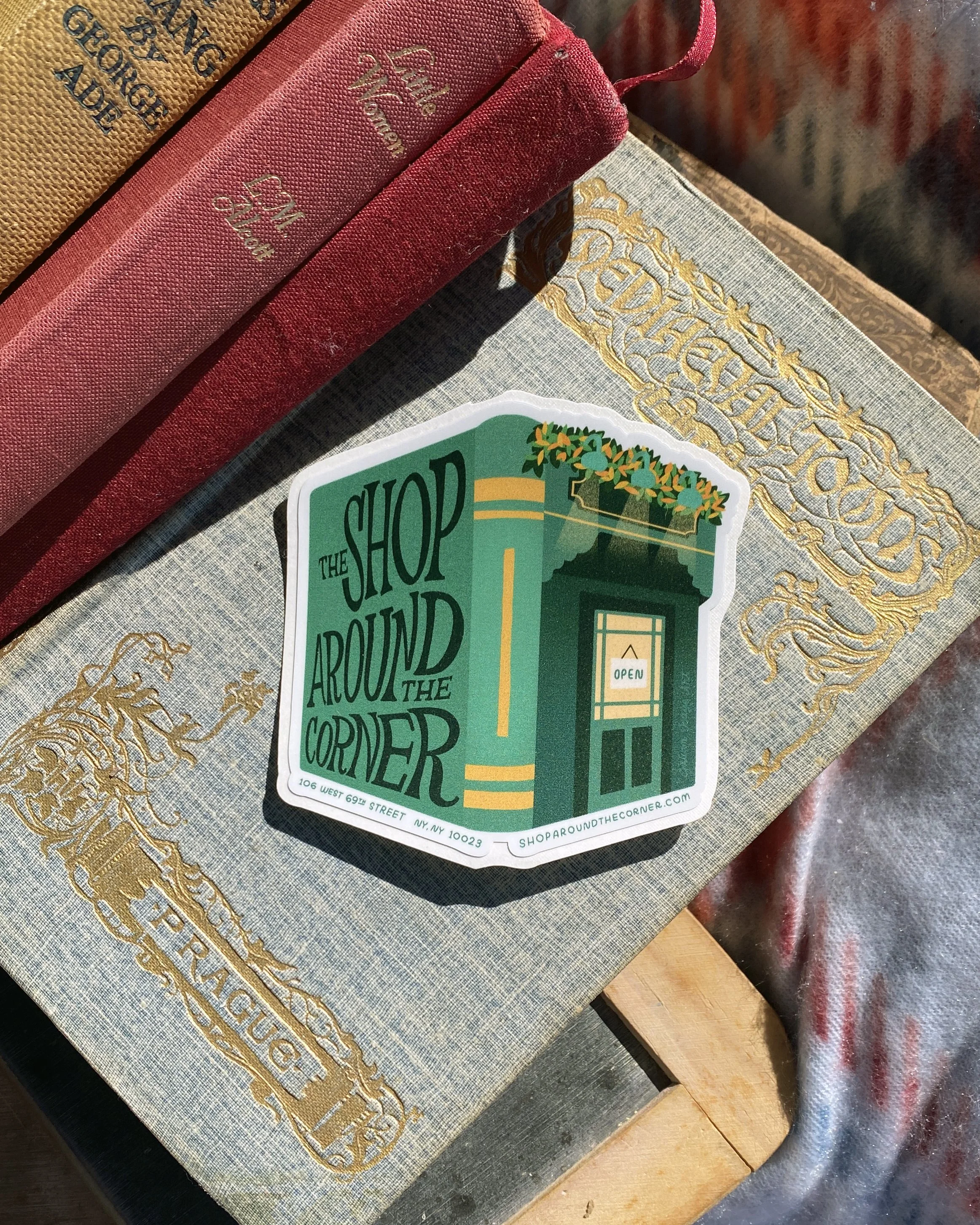 Shop Around The Corner | 3" Vinyl Sticker