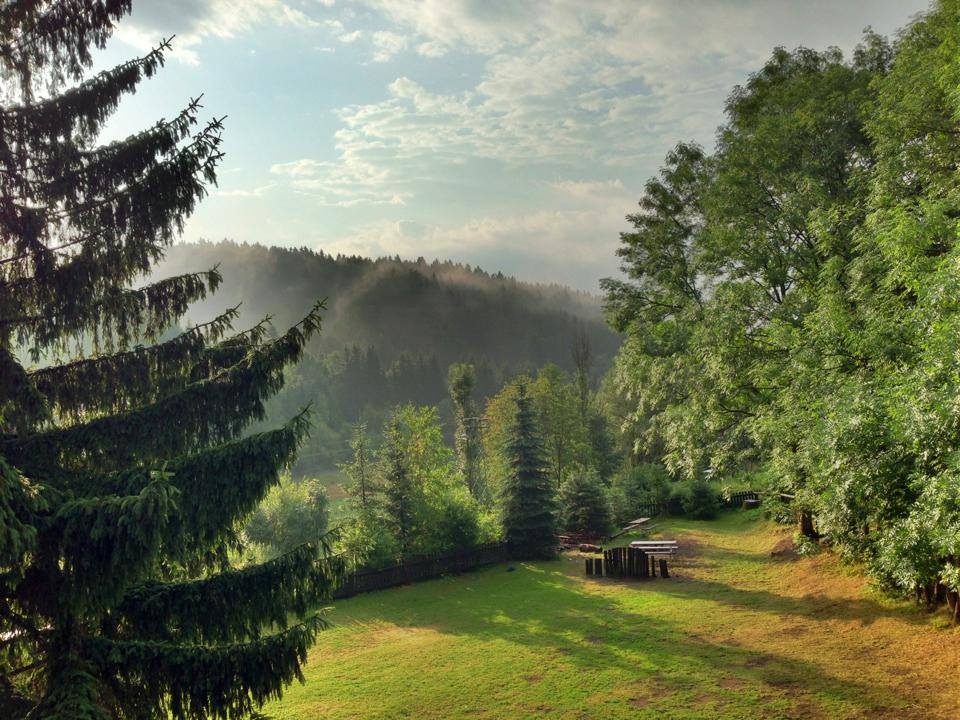View from our room at camp.
