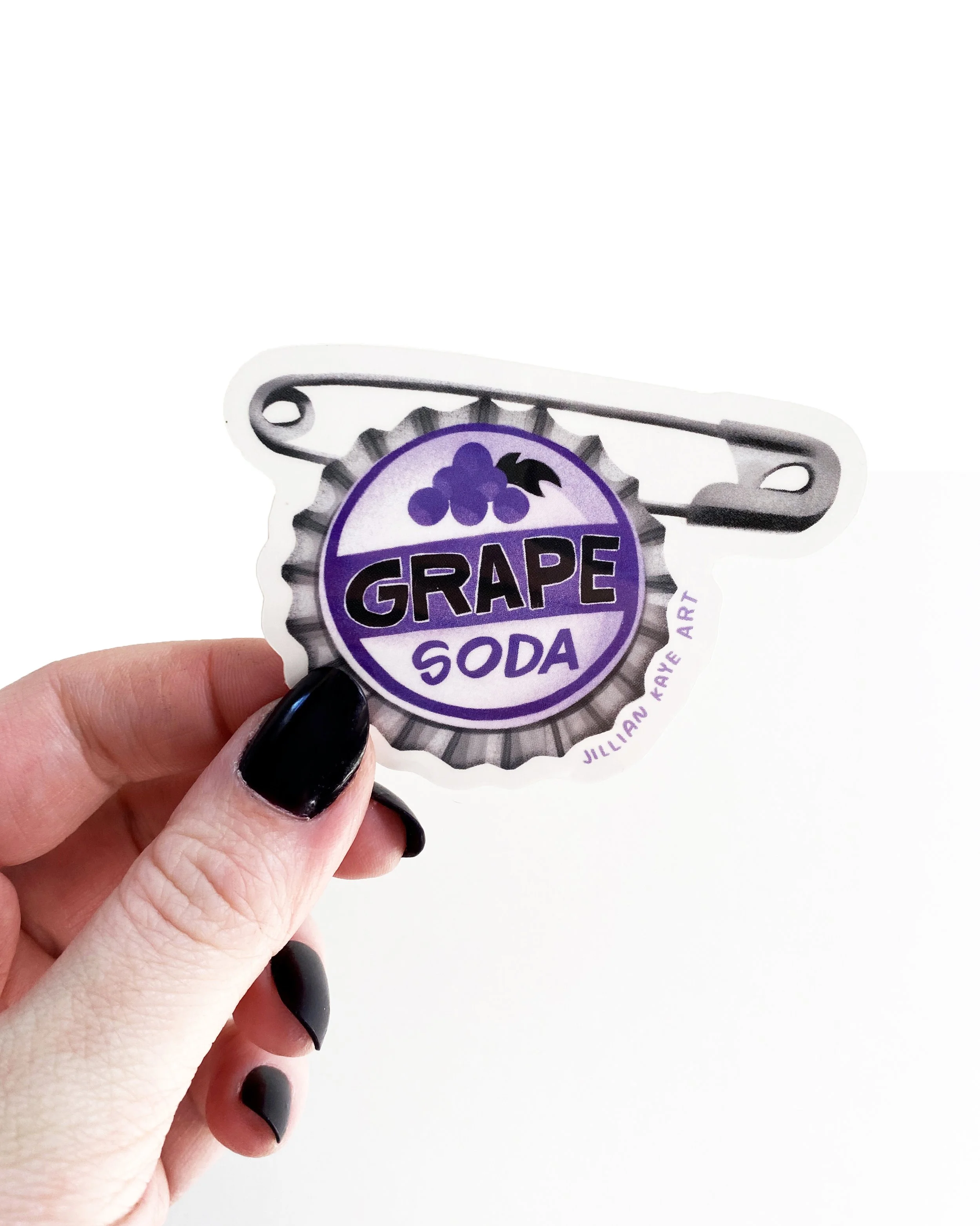 Ellie Pin | 3" Transparent Vinyl Sticker