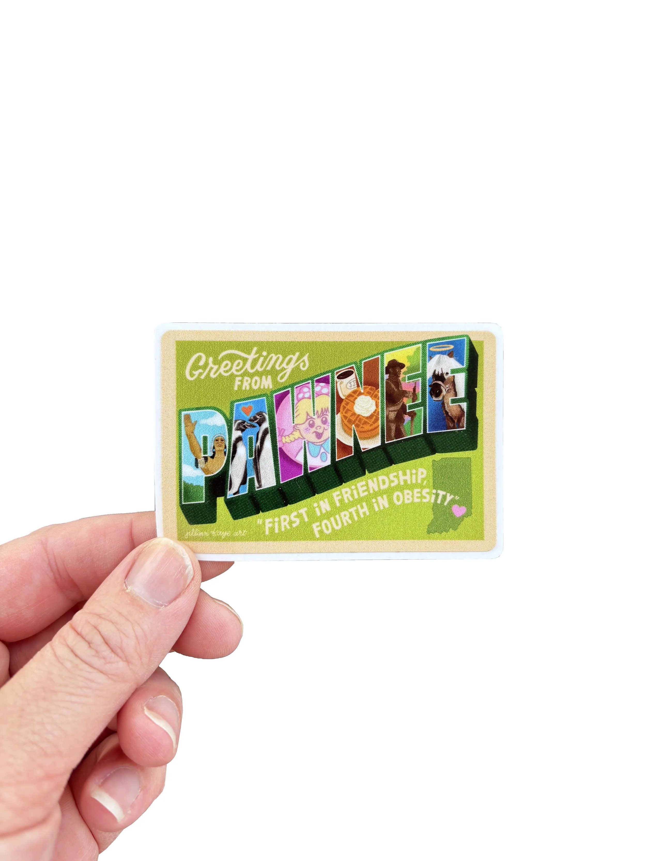 Greetings from Pawnee | 3" Vinyl Sticker