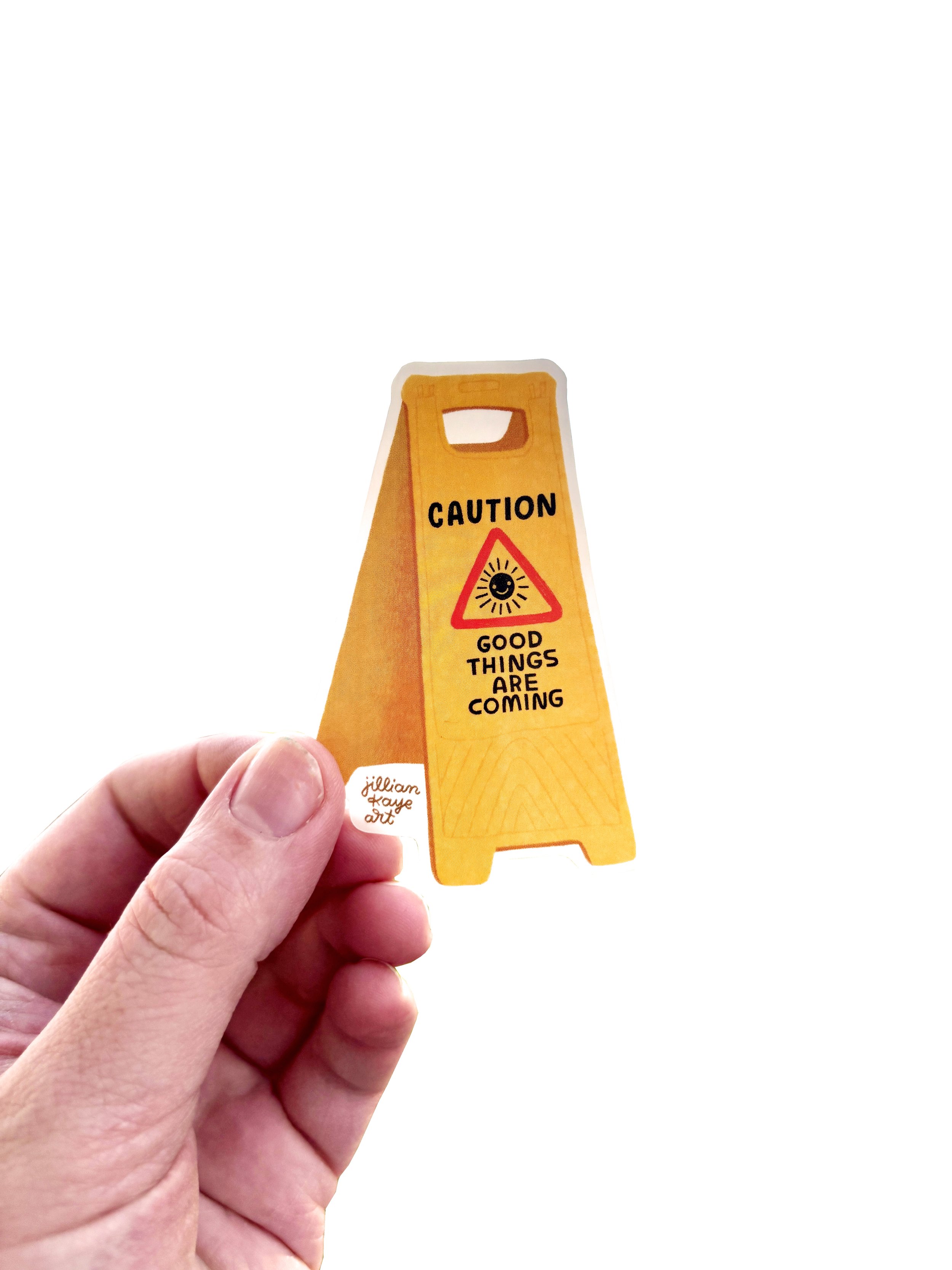 Good Things Are Coming | 3" Clear Vinyl Sticker