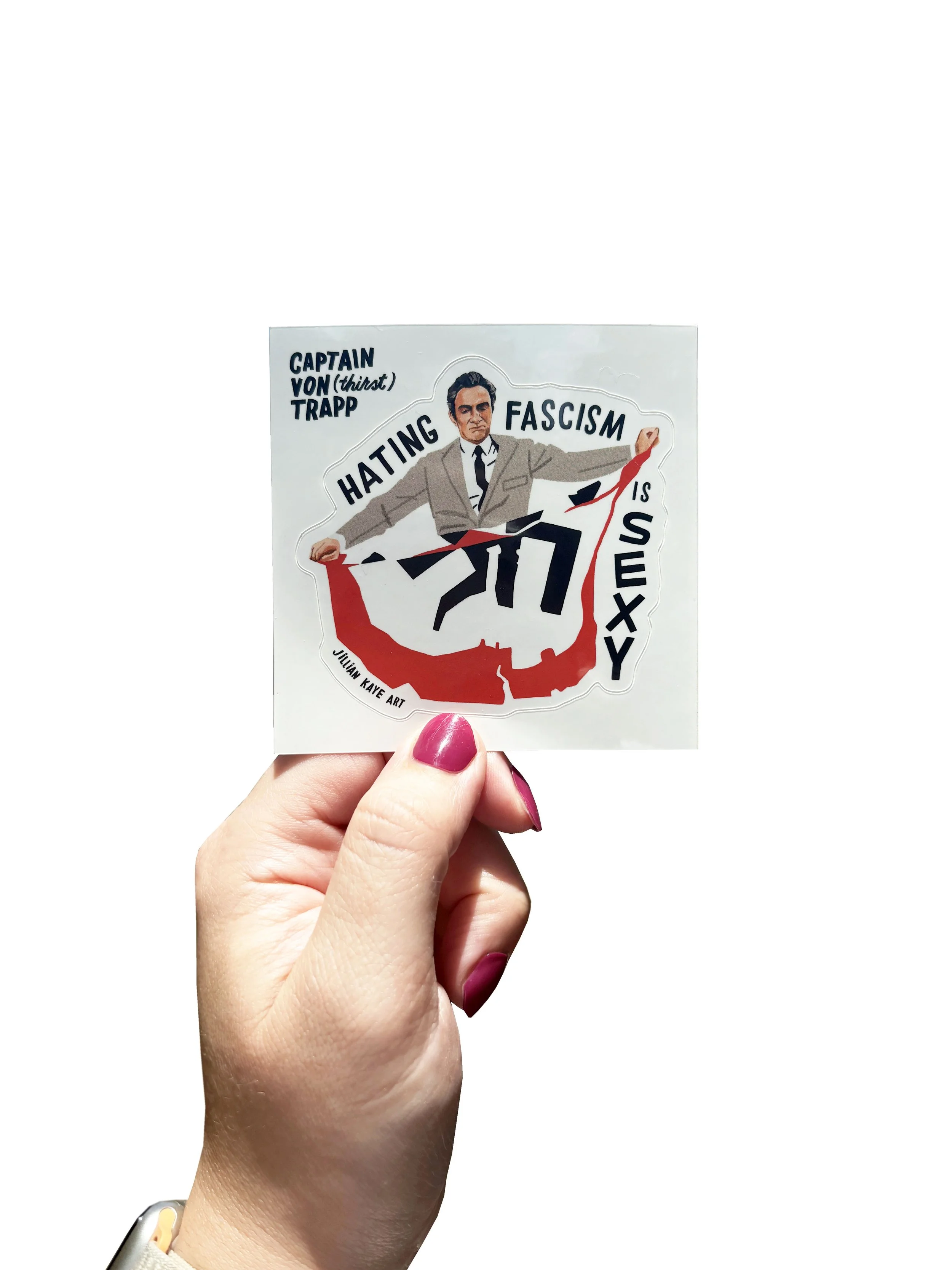 Captain Von (thirst) Trapp | 3" Vinyl Sticker