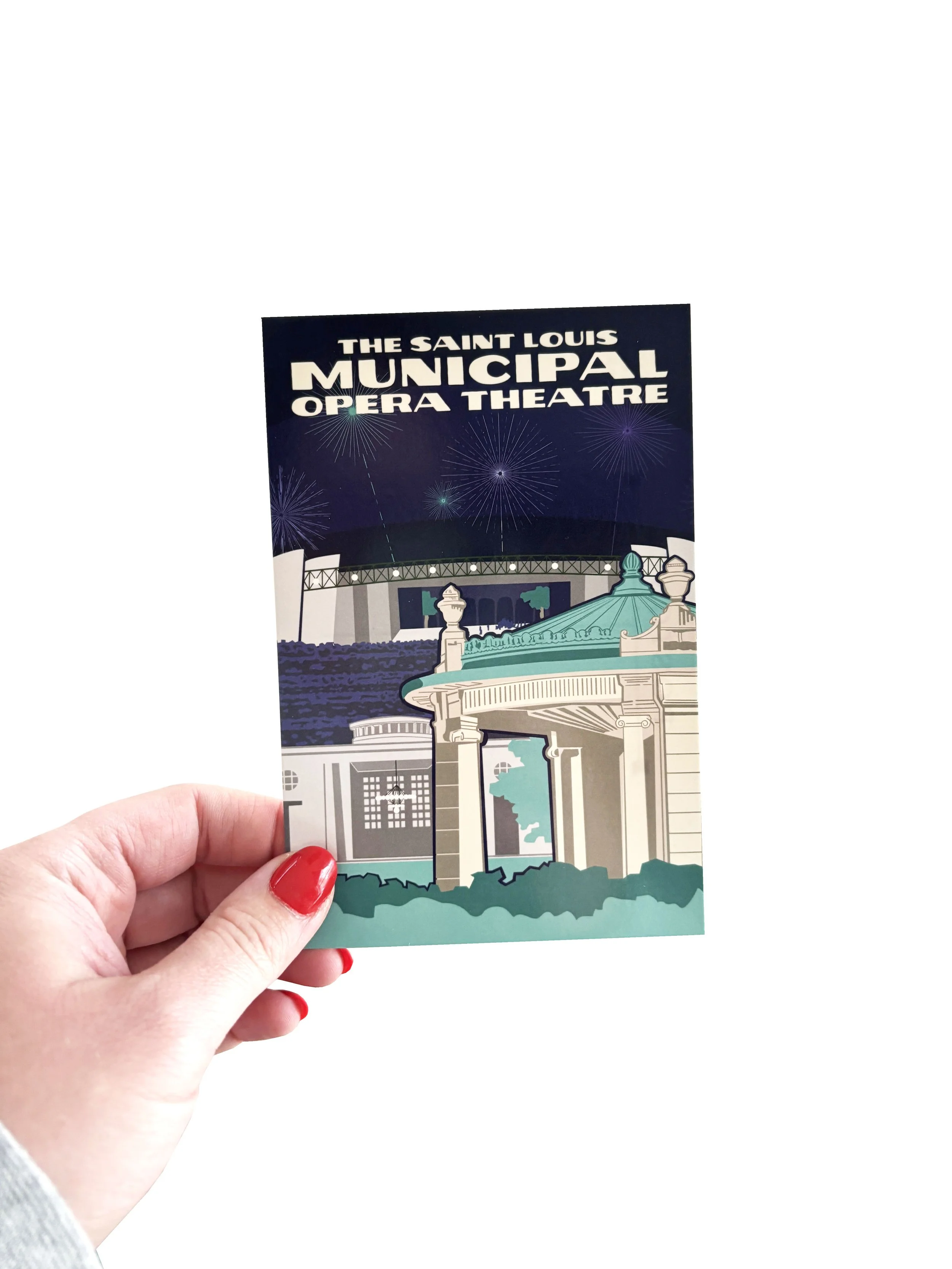 Saint Louis Muny 4x6 Postcard