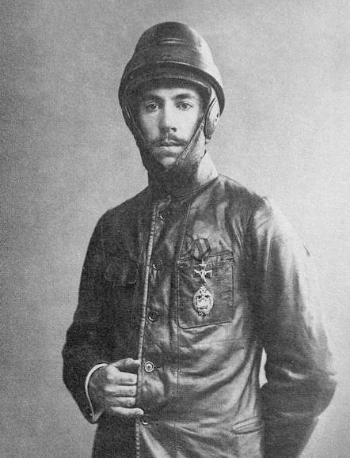 Igor Sikorsky in 1914. Portrait photograph by Karl Bulla.