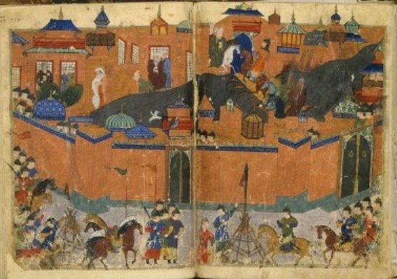Siege of BagHdad, via Wikipedia .
