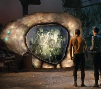 A time portal as imagined on the Star Trek episode, " The City on the Edge of Forever ."