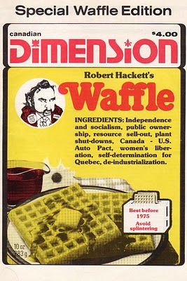 Cover of Canadian Dimension featuring the Waffle, via Next Year Country .