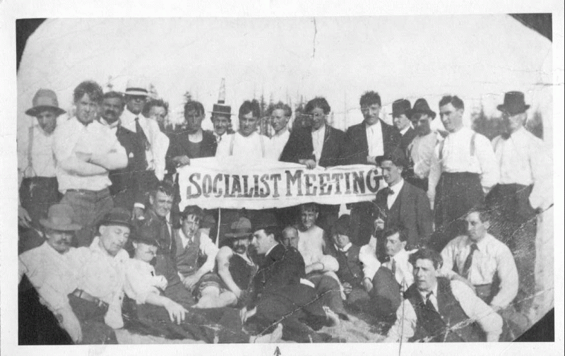 Vancouver Socialists in 1903 via wordsocialism.org .