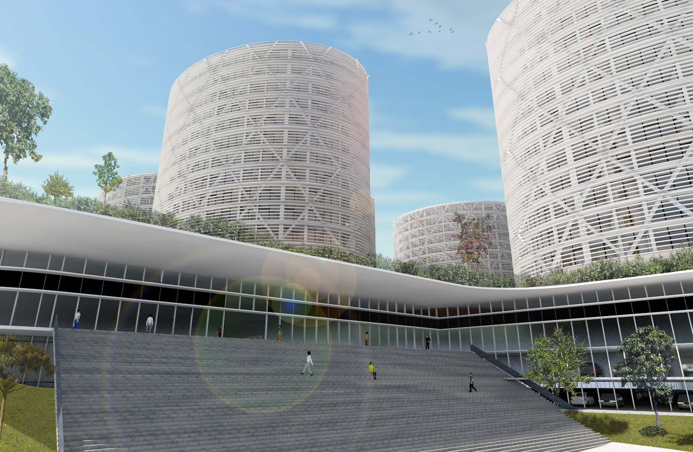 Habitação + Comércio - Argélia - Concurso