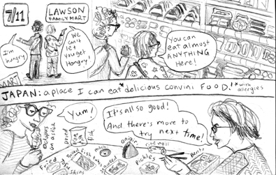 Diary Comic: Convini Food