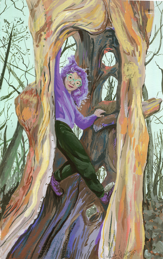 Self Portrait in a Tree