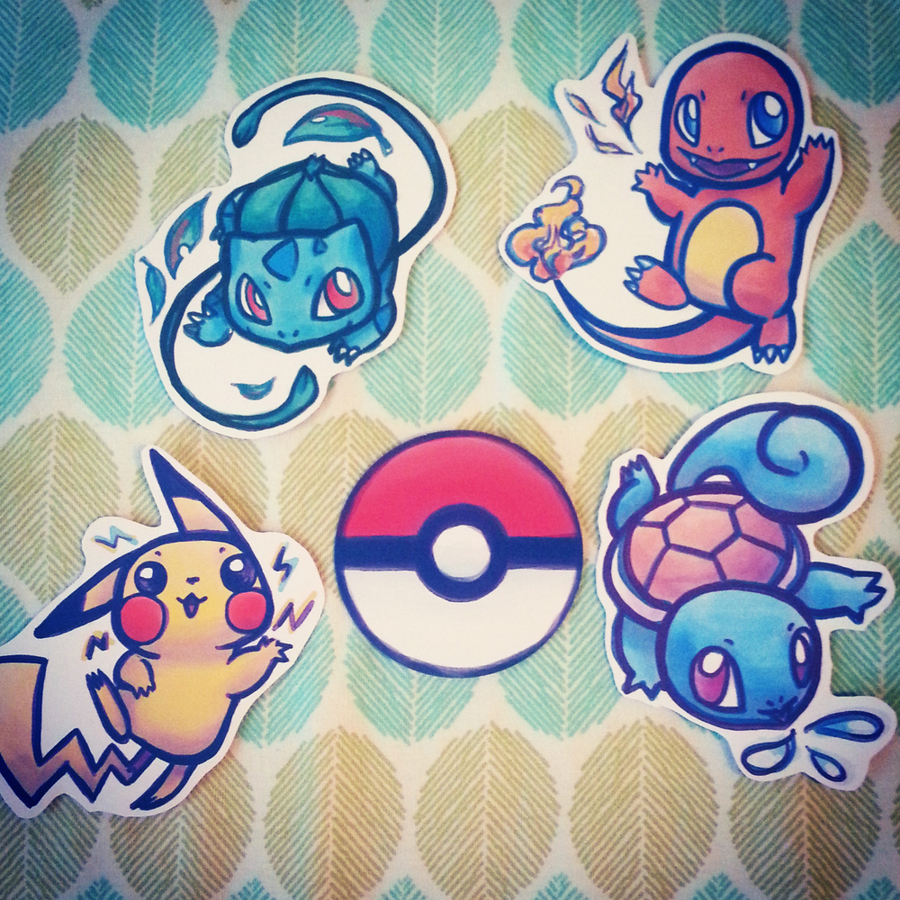  Pokemon Stickers 