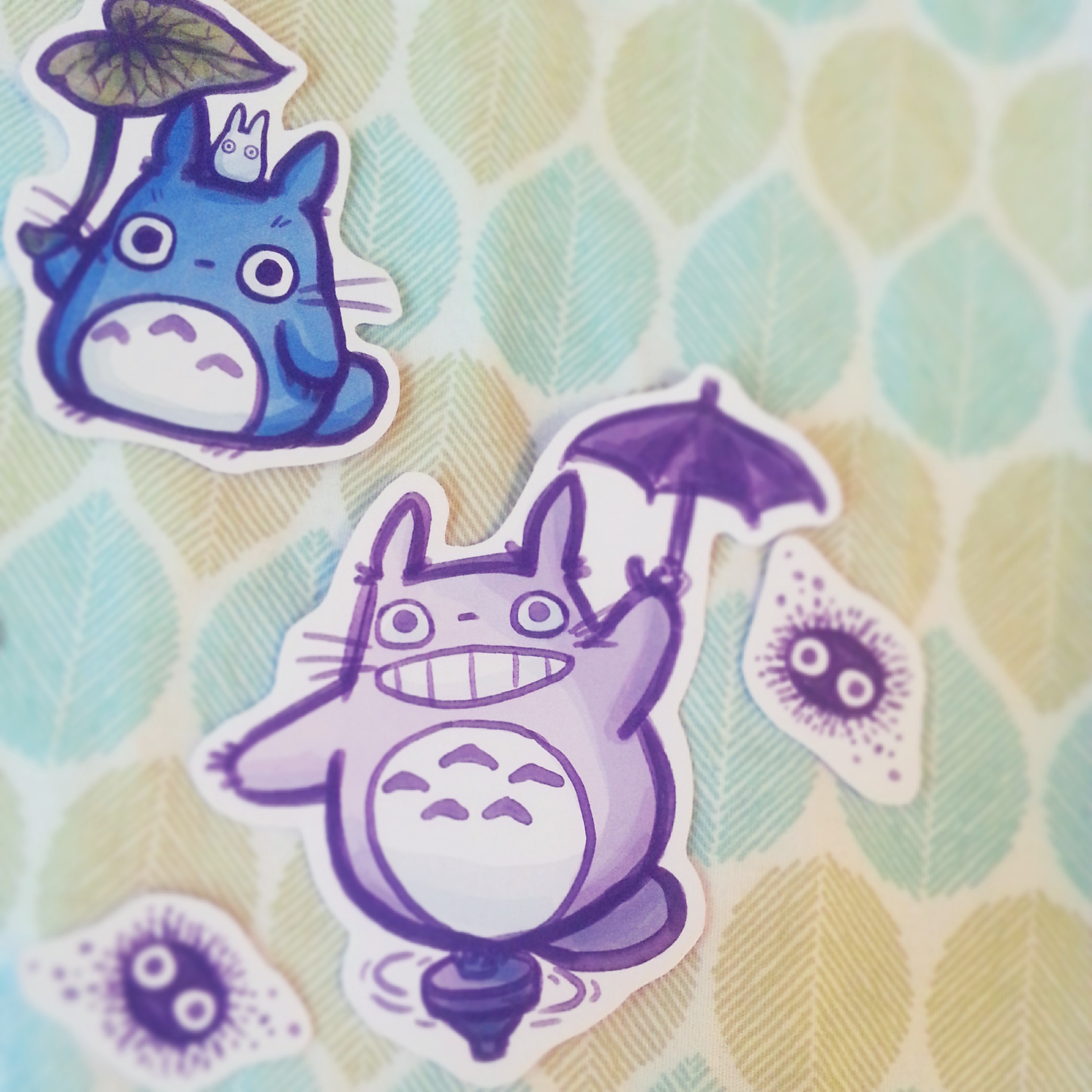  Totoro Stickers 