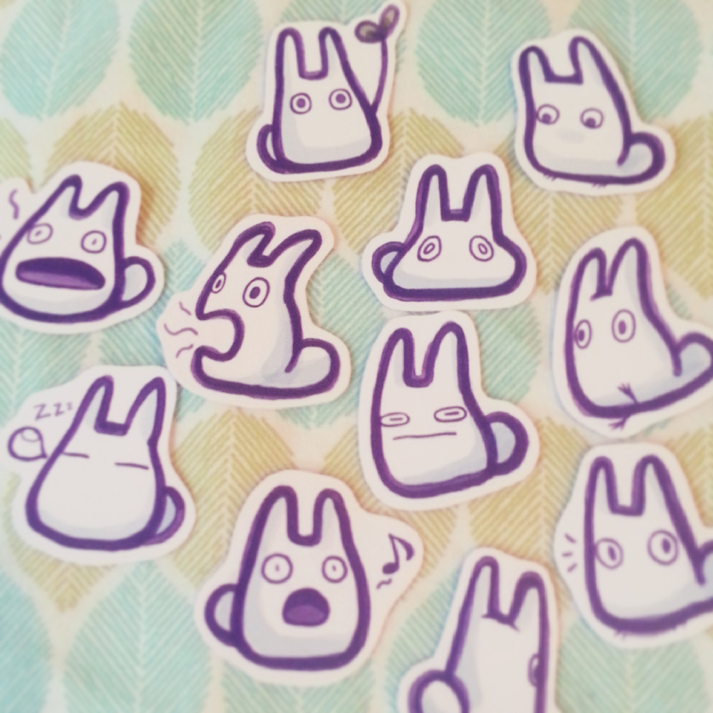  Totoro Mini Stickers 