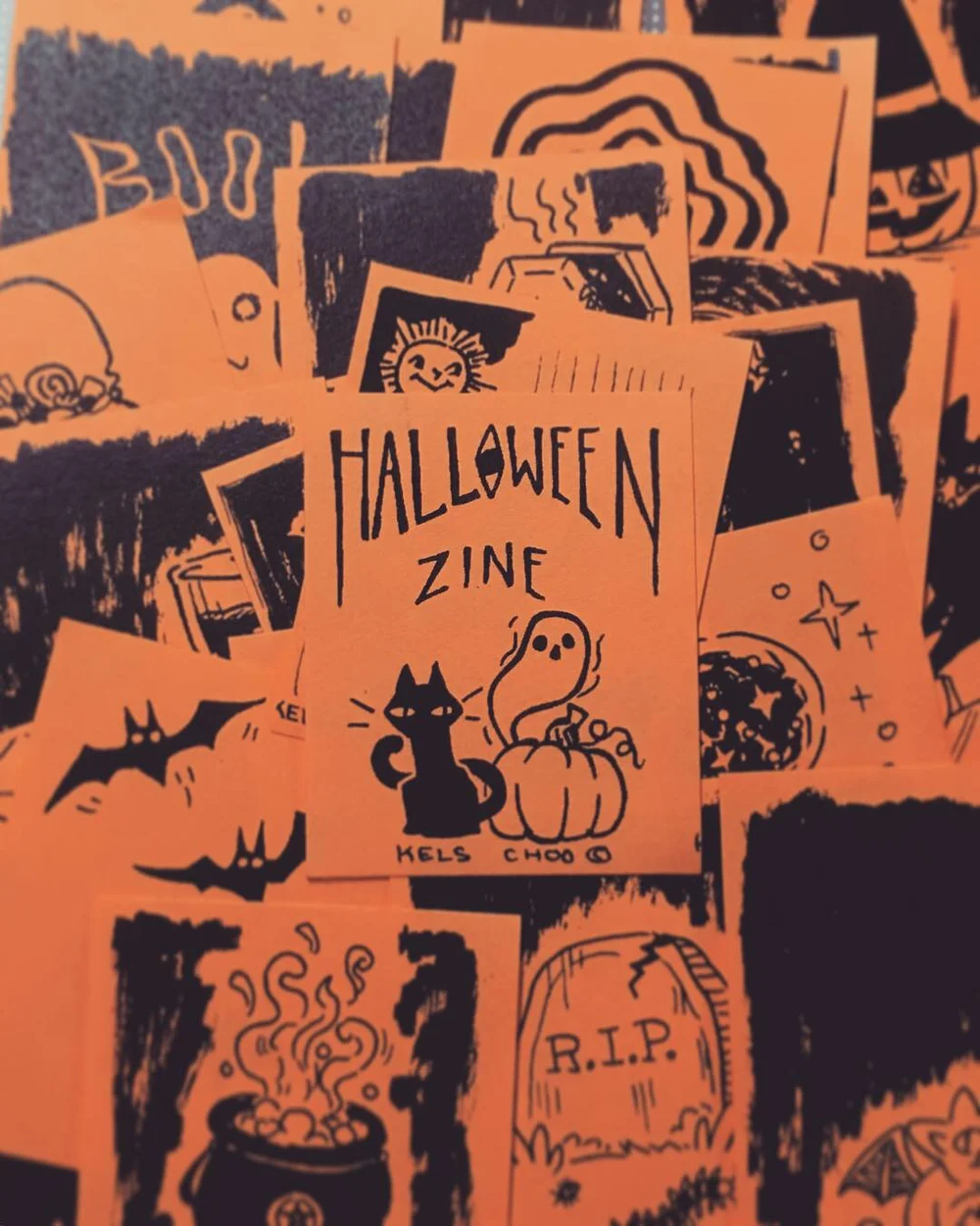 Tiny Halloween Zine — Kels Choo