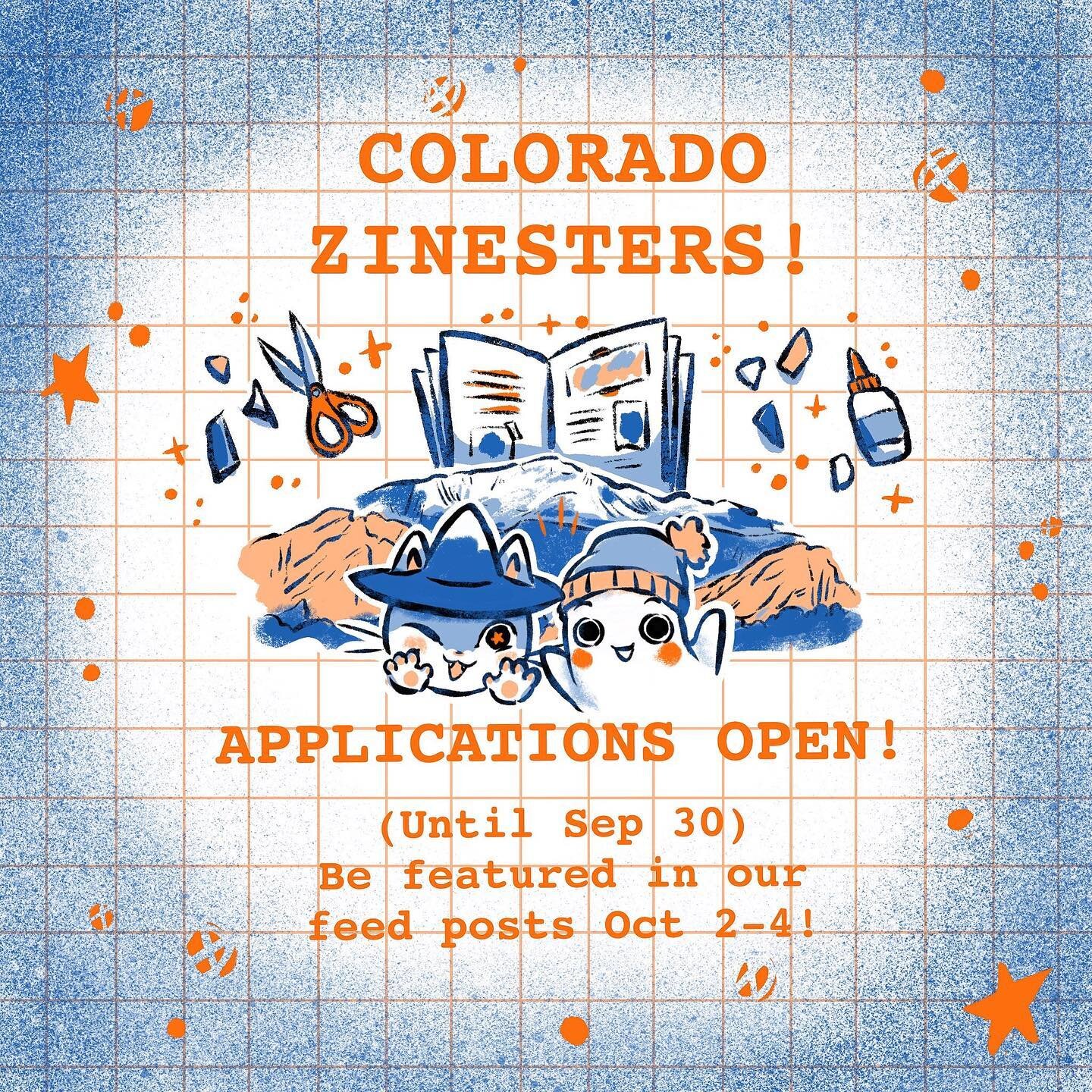 Colorado zinesters, artists, independent publishers, and creators!! Fill out @pikespeakzinefest &lsquo;s Feature Form to have your work shared on our website and social media feed posts on Oct 2-4. Applications are open until 9/30, and there is no fe