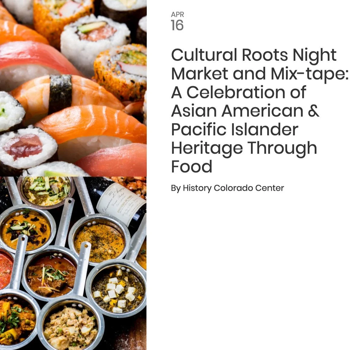 History of CO Center AAPI Night Market