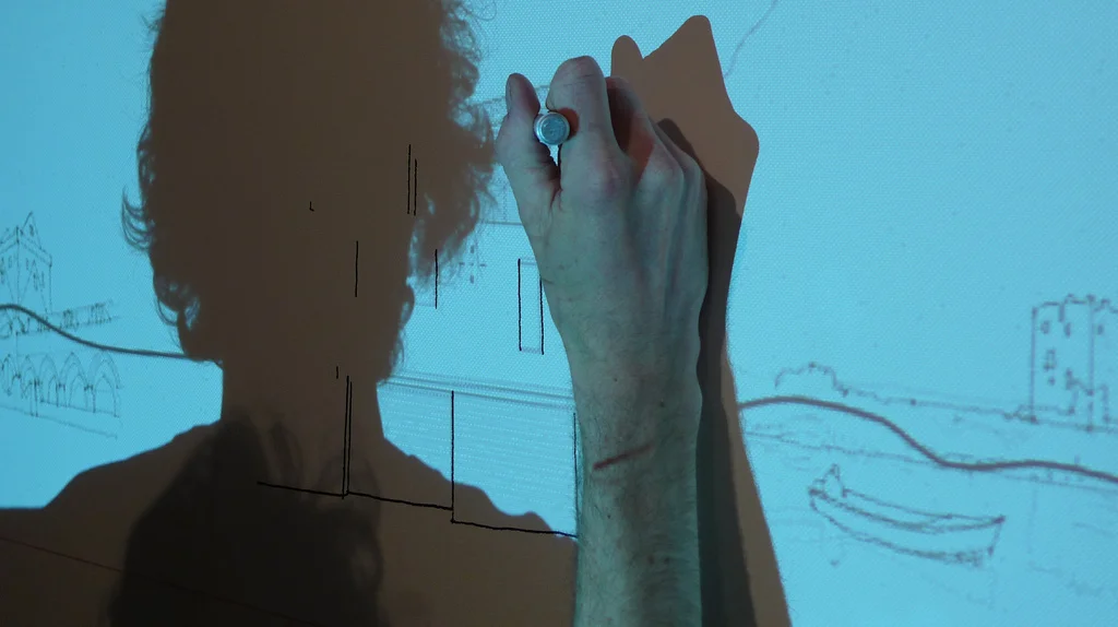 Making the wall drawing.jpg