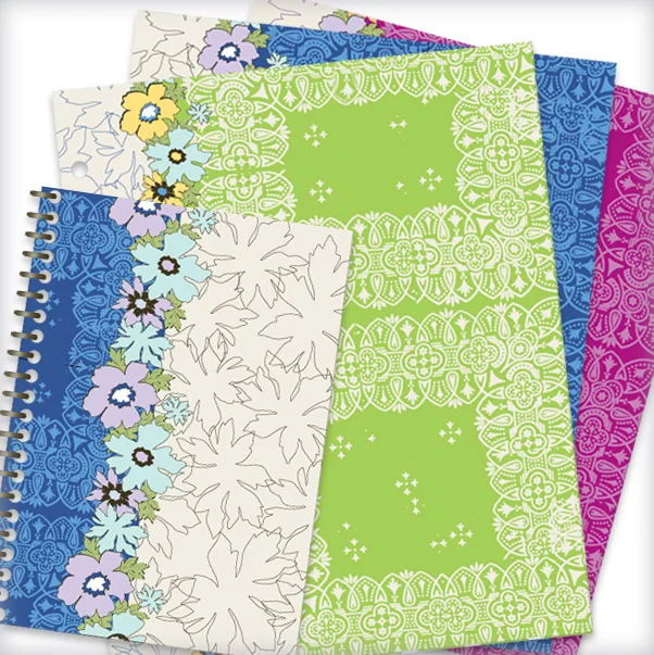 Notebook and folder design for Class Act .