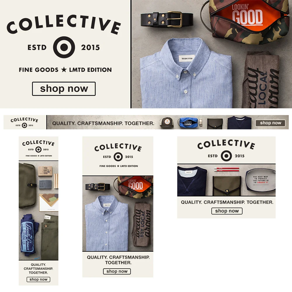 Banner images for The Collective.