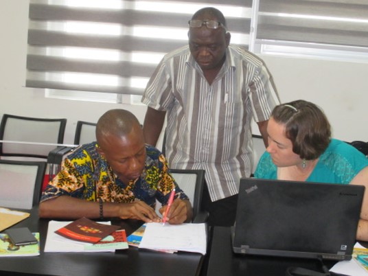 Hard at work in Tamale, Ghana