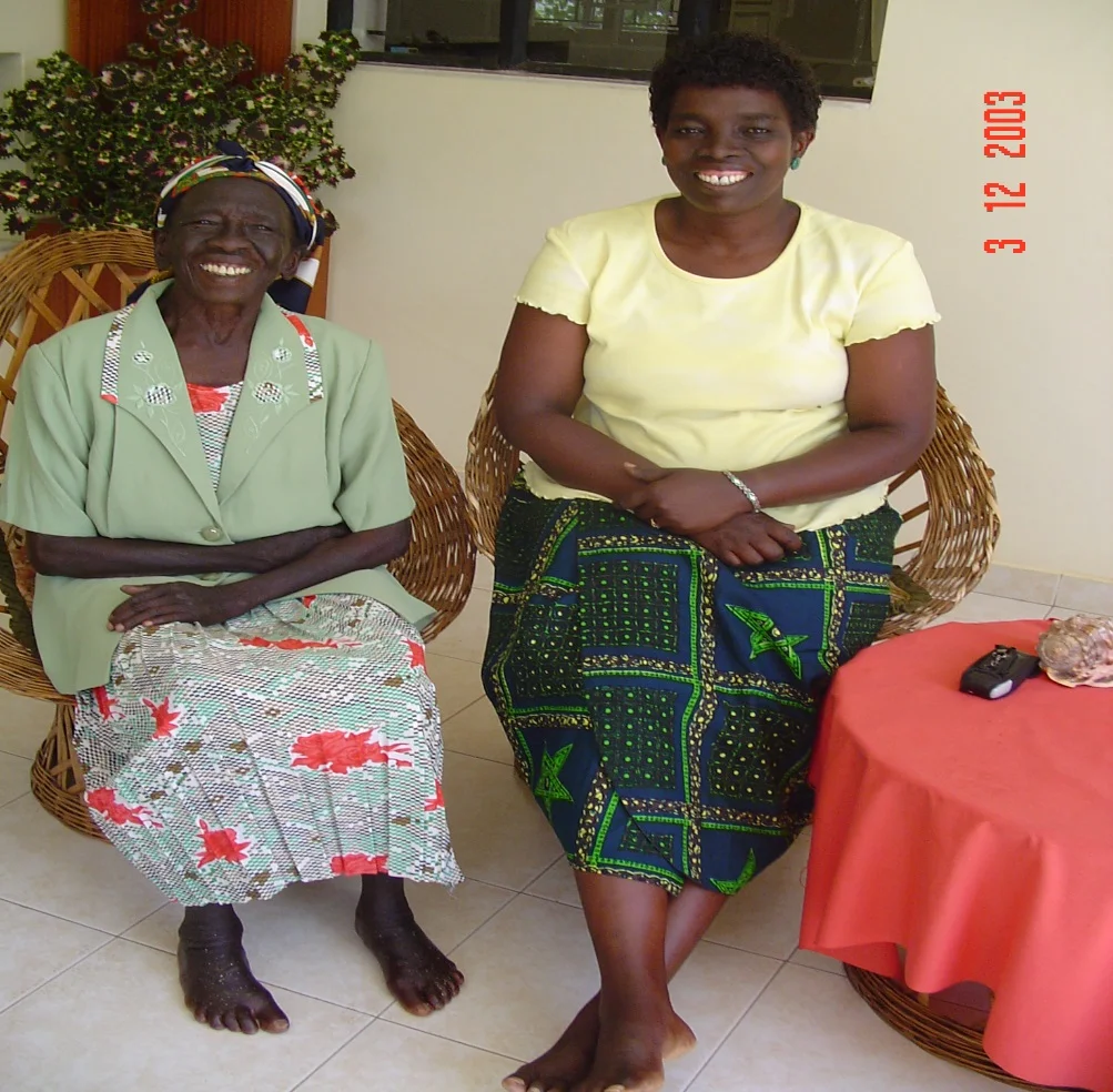 Margaret with her mother, Dinah